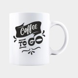 Cana alba alba personalizata COFFEE TO GO, INOVATIX&reg;. 330ml, Oem