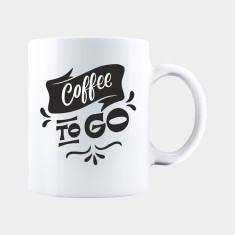 Cana alba alba personalizata COFFEE TO GO, INOVATIX&reg;. 330ml