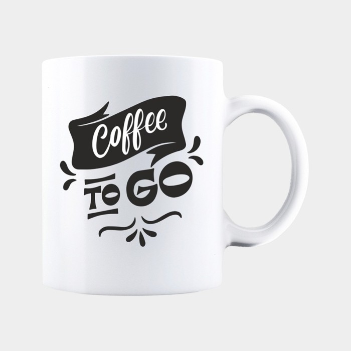 Cana alba alba personalizata COFFEE TO GO, INOVATIX&reg;. 330ml