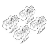Kit montaj bare plafon C182 pentru Skoda Rapid Spaceback si Superb