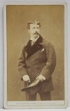 FOTOGRAF FERDINAND MULNIER , PARIS , CORNEILL KALINDERU , PORTRET , FOTOGRAFIE C.D.V. , SFARSITUL SEC. XIX