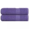 vidaXL Prosoape de m&acirc;nă 2 buc Violet 50x100 cm 360 g/m&sup2; 100% bumbac 136878