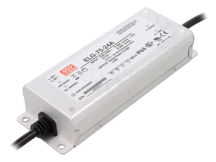 Alimentator LED 76W 24VDC IP65