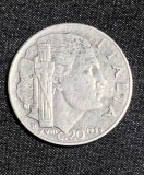 Moneda 20 centesimi 1939 Italia