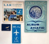 L A R Liniile Aeriene Romane Tarom Album aviatic Pliante de prezentare agenda telefonica