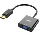 Adaptor Video Benfei, DisplayPort - VGA, 1080P, Negru