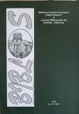 Revista Biblos Nr. 29/2017, Biblioteca Centrala Mihai Eminescu, Iasi. Editie Paperback in Romana, 151 Pagini