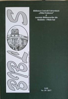 REVISTA BIBLOS NR. 29/2017-BIBLIOTECA CENTRALA MIHAI EMINESCU-246066 foto
