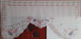 Cumpara ieftin PERDEA PANOU / COLTURI CU MODEL FLORI COLORATE -- NOU