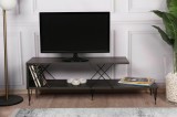 COMODA TV Street, Galben - Gri - Alb - Maro, 120 x 40 x 30 cm