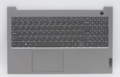 Palmrest cu tastatura Lenovo ThinkBook 15 G2 ARE Type 20VD, 5CB1B34810, iluminata, mineral grey, layout US AM2XE000300 foto