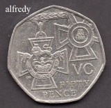 Anglia, Marea Britanie, 2006 50 Pence, Comemorativa, Victoria Cross I