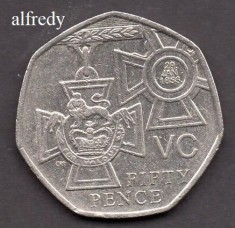 Anglia, Marea Britanie, 2006 50 Pence, Comemorativa, Victoria Cross I