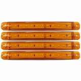 Lampa gabarit cu 12 LED-uri 12/24V set 4buc Cridem - Galben Garage AutoRide