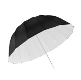 Umbrela studio parabolica deep reflexie white - black 140cm - 16 spite