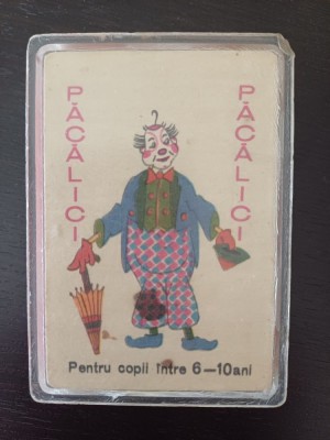 NI52 Păcălici, joc de cărți pentru copii, perioada comunistă foto