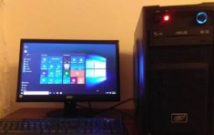 Sistem PC complet cu procesor i3 + monitor LED + Win.10 Pro foto