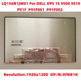 Display Laptop, Dell, XPS 15 9500, 9510, P91F, P91F001, P91F002, LQ156N1JW01, LQ156N1JW02, LQ0DASD35, LP156WU1 SPB1, 0FKR1K, 15.6 inch, led slim, FHD