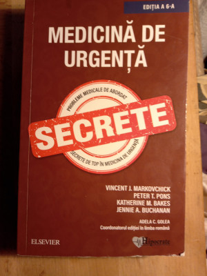 Medicina de urgenta,secrete ed.6,Vincent j markovchick foto