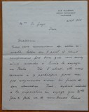 2 scrisori ale lui Pollen es Zorn catre Ana Groza, Lausanne, 1934 si 1935