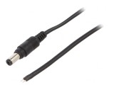 Cablu Alimentare DC 5,5/2,1 Negru 1,5m
