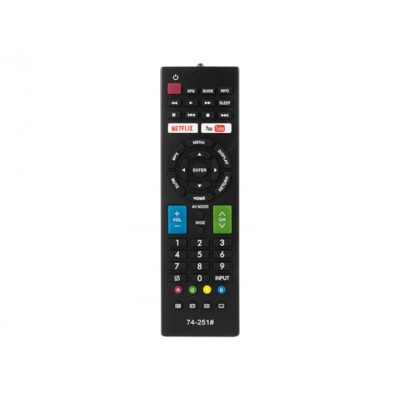 Telecomanda TV/DVD Player, Blow, 8 m, Compatibila cu dispozitive Sharp, Negru foto