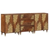 Set de Mobilier pentru Baie vidaXL 3 Piese Lemn Solid de Mango