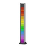 Bara LED RGB D08 cu activare sonora, 32 LED, USB