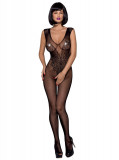 Catsuit N112, Obsessive, Negru, S/L