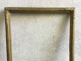 arta / design / vintage - Rama din lemn cu ornamente din ipsos pentru tablouri, fotografii, goblene, acte, documente sau diverse !