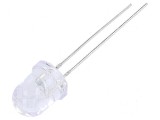 Emiţător IR 8mm Transparent cu Unghi de 50&deg; și Lungime de Undă Maximală de 940nm - THT 20mA, 20m - Componente Electronice