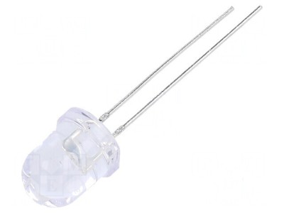 Emiţător IR 8mm Transparent cu Unghi de 50&amp;deg; și Lungime de Undă Maximală de 940nm - THT 20mA, 20m - Componente Electronice foto