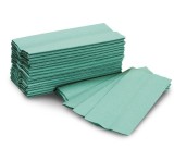Set prosoape de hartie, verzi, Z, 250buc/set, Gimihome