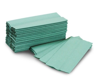 Set prosoape de hartie, verzi, Z, 250buc/set foto