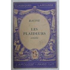 LES PLAIDEURS - comedie par RACINE , 1937
