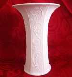 VAZA PORTELAN MAT BISCUIT KAISER DESIGN MANFRED FREY 19 CM