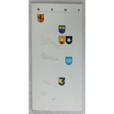 GENF, SERIA &#039; 23 DE CANTOANE ALE ELVETIEI &#039; , 1991, TEXT IN LIMBA GERMANA *