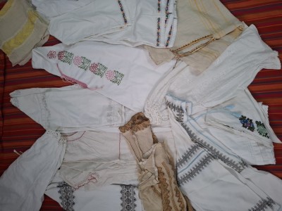 Colectie textile populare foto