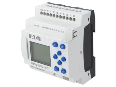 Releu Programabil EASY-E4-DC-12TC1 - 8 Intrări Digitale, 4 Intrări Analogice foto