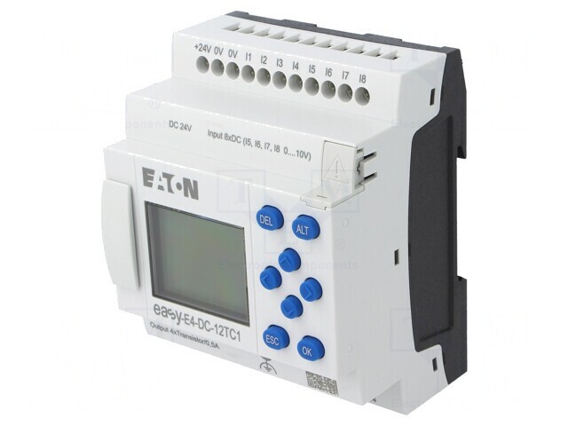 Releu Programabil EASY-E4-DC-12TC1 - 8 Intrări Digitale, 4 Intrări Analogice