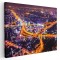Tablou peisaj nocturn urban &icirc;n Bangkok Thailanda Tablou canvas pe panza CU RAMA 80x120 cm