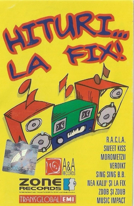 Casetă audio Hituri... La Fix. Vol. 1, originală