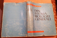 Din Istoria Biologiei Generale. Editura Stiintifica,1961 - N. Botnariuc foto