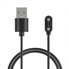 Cablu de incarcare USB pentru Oppo Watch Free, Kwmobile, Negru, Plastic, 57784.01 foto
