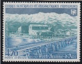 Taaf 1984 - Colonii franceze , Transporturi , Portul Jeanne d&#039;Arc , serie o valoare dantelata , MNH ,Mi.191