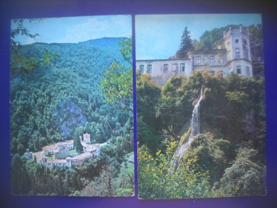 HOPCT LOT 4161 -2 CARTI POSTALE-MANASTIREA TISMANA -JUD GORJ -CIRCULATE foto