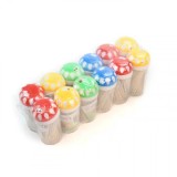 Set 12 tuburi Scobitori din lemn de bambus DE216B CNN37947
