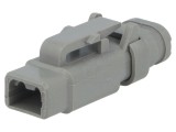 Conector DTM Mamă 2 Pini Gri IP68