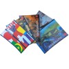 Set de 3 Caiete Geografie, Linomag&reg;, Coperta lucioasa multicolora, 17x24 cm, 24 File, 60 g/m&sup2;