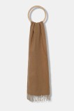 Gant eșarfă de l&acirc;nă culoarea bleumarin, uni, 9920203